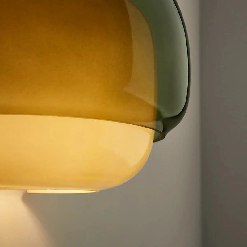 Sanae Applique — Colored Macaron Glass Wall Sconce