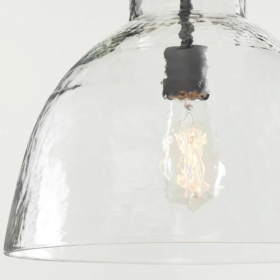 Keen — Farmhouse Recycled Glass Dome Pendant
