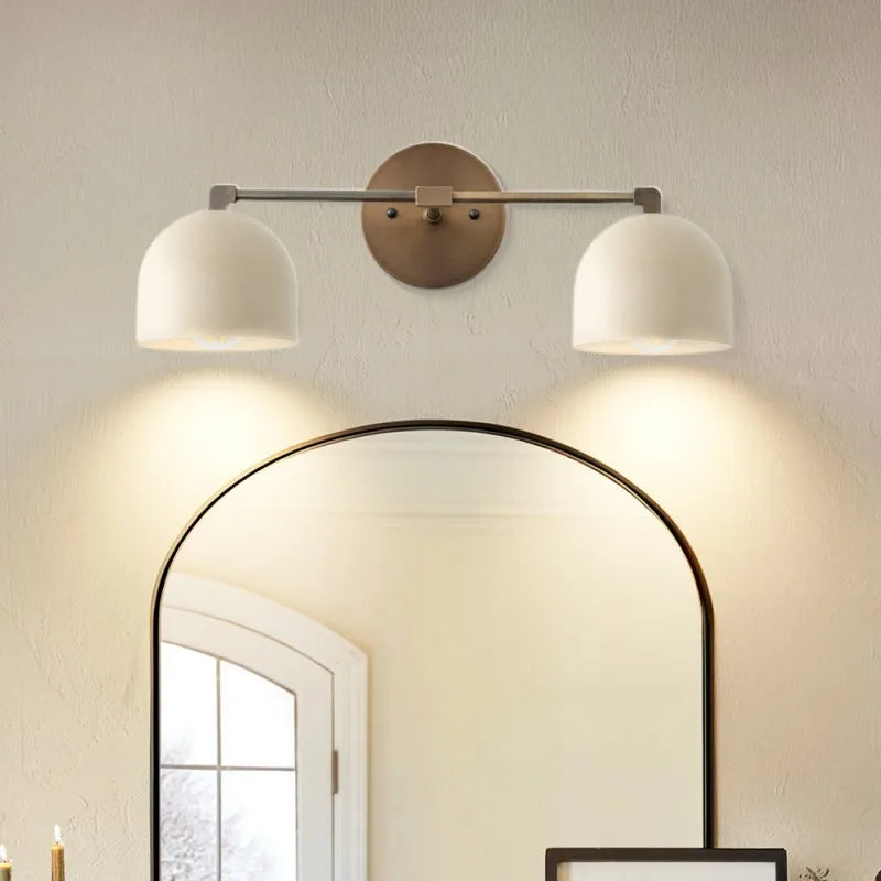 Astair — Nordic Metal 2-Light Vanity Wall Sconce