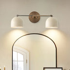 Astair — Nordic Metal 2-Light Vanity Wall Sconce