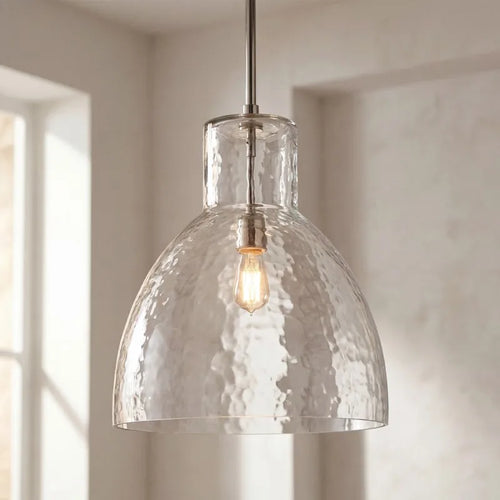 Keen — Farmhouse Recycled Glass Dome Pendant
