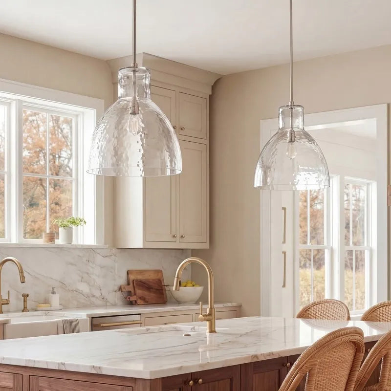 Keen — Farmhouse Recycled Glass Dome Pendant