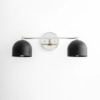 Astair — Nordic Metal 2-Light Vanity Wall Sconce