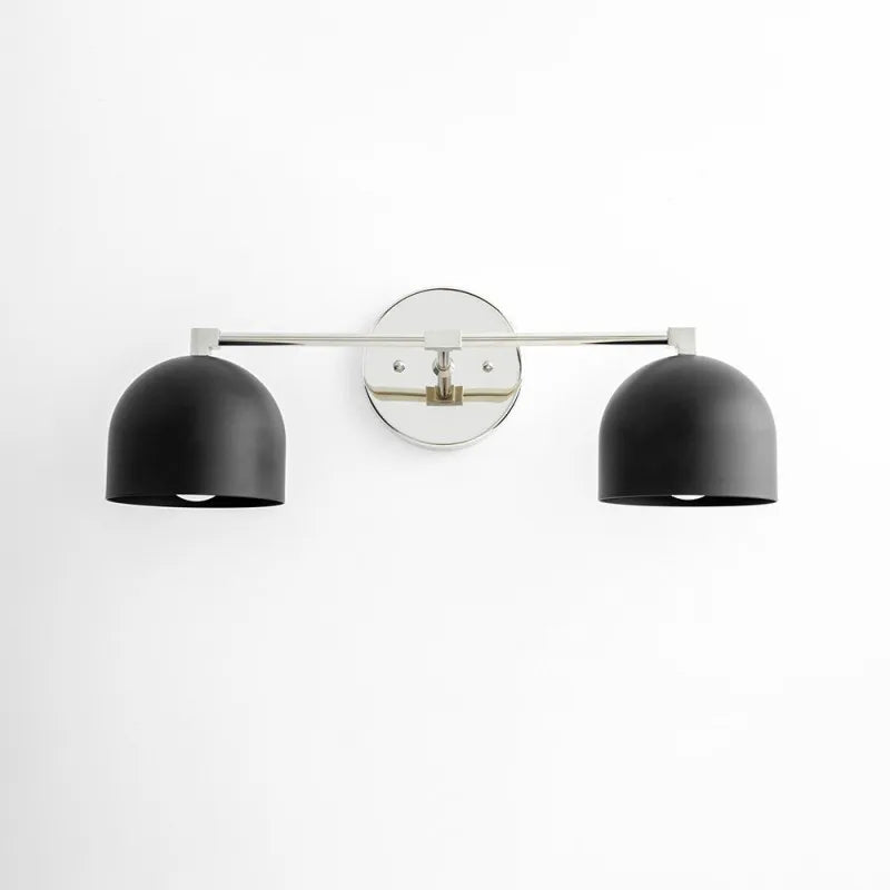 Astair — Nordic Metal 2-Light Vanity Wall Sconce