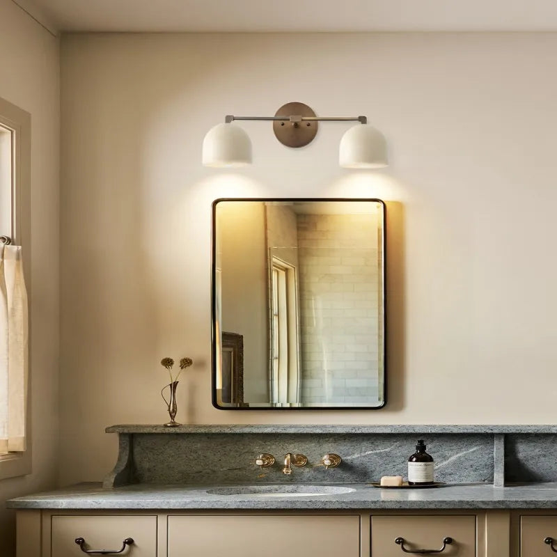 Astair — Nordic Metal 2-Light Vanity Wall Sconce