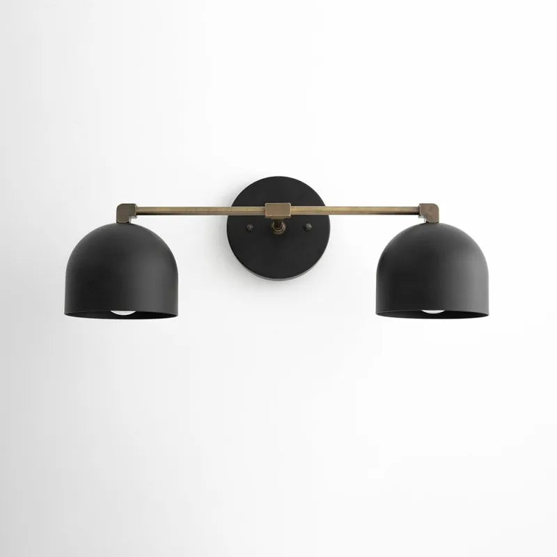 Astair — Nordic Metal 2-Light Vanity Wall Sconce