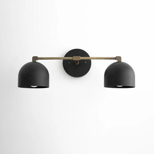 Astair — Nordic Metal 2-Light Vanity Wall Sconce