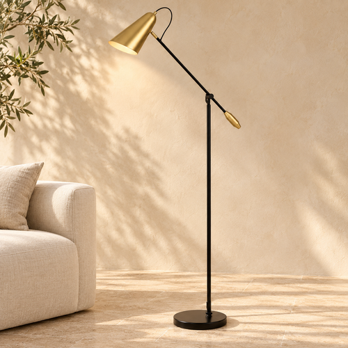 Nordic Floor — Gold Adjustable Nordic Floor Lamp — Casonda styled main image